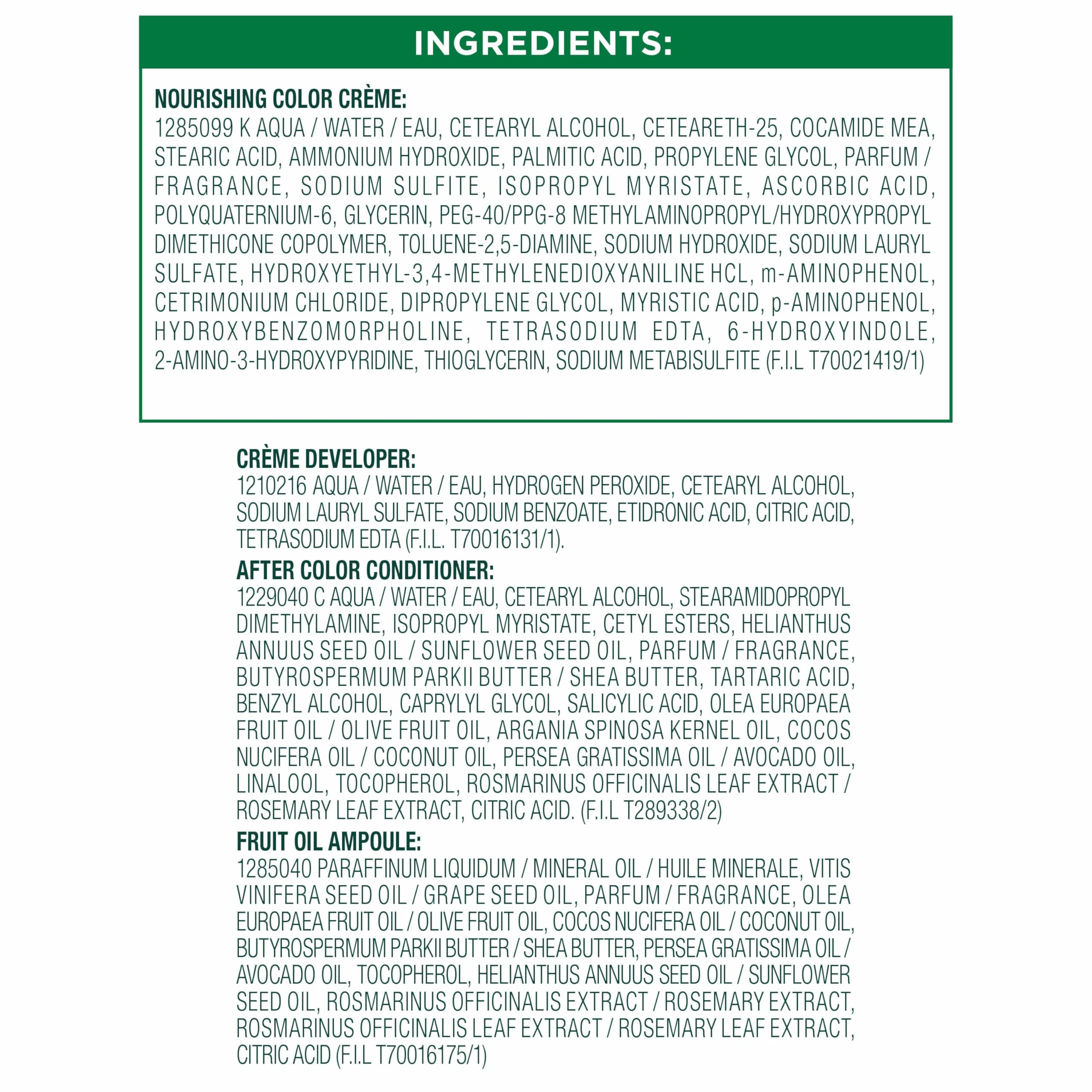 Nutrisse formula nourishes hair with plant oils for stronger color results.