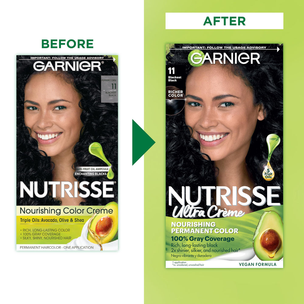 Garnier Nutrisse Ultra Creme mixing and applying leaves hair well-coated for consistent shade.