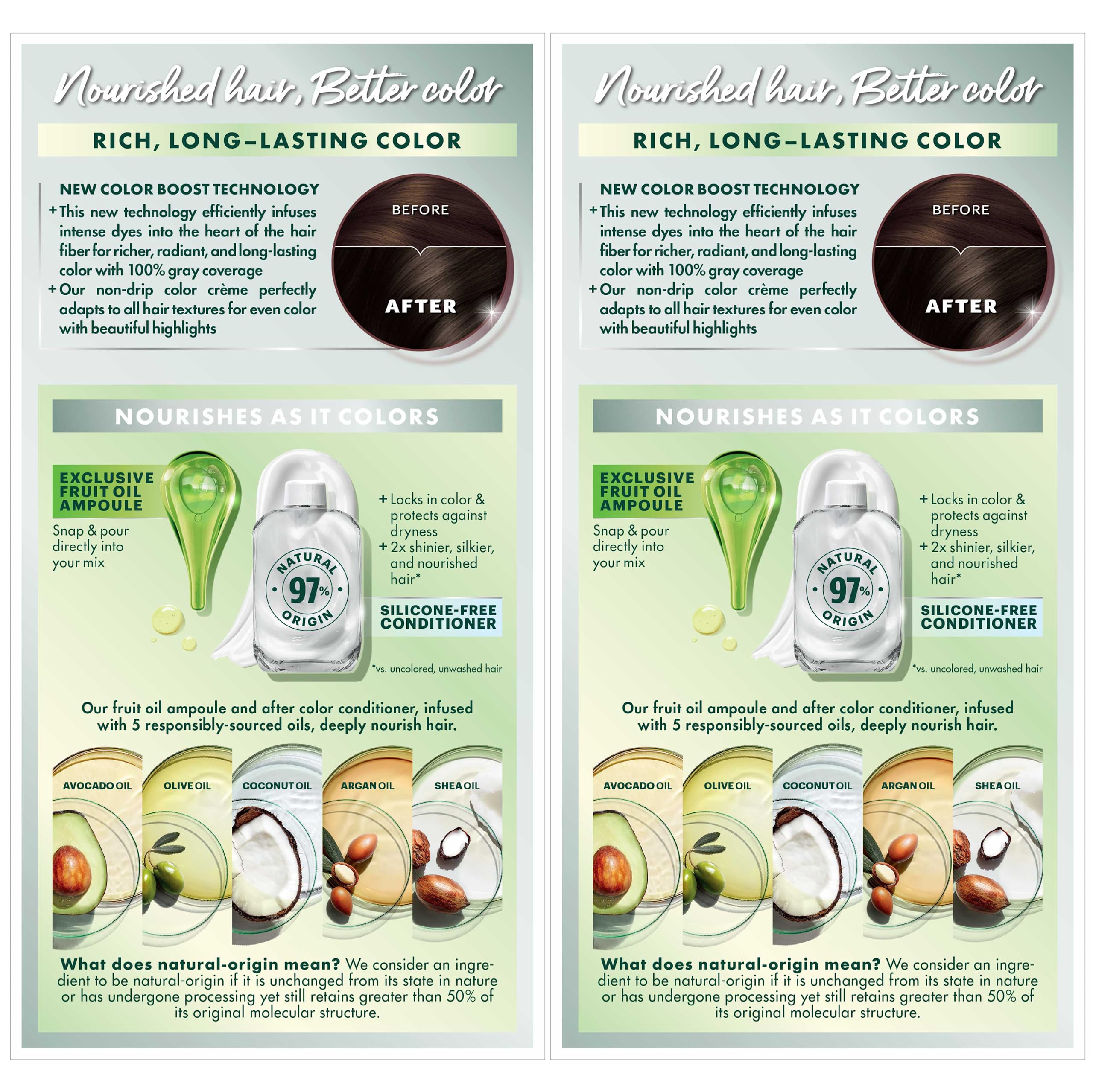 Garnier Nutrisse Ultra Creme nourishing oil ampoule included