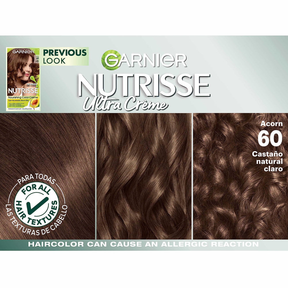 Garnier Nutrisse Ultra Creme 30‑minute processing time for convenient color results.