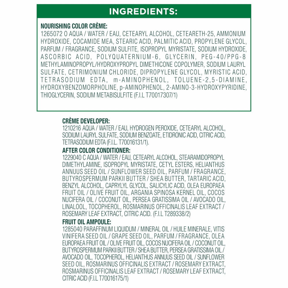 Garnier Nutrisse Ultra Crème adds shine and silkiness after coloring