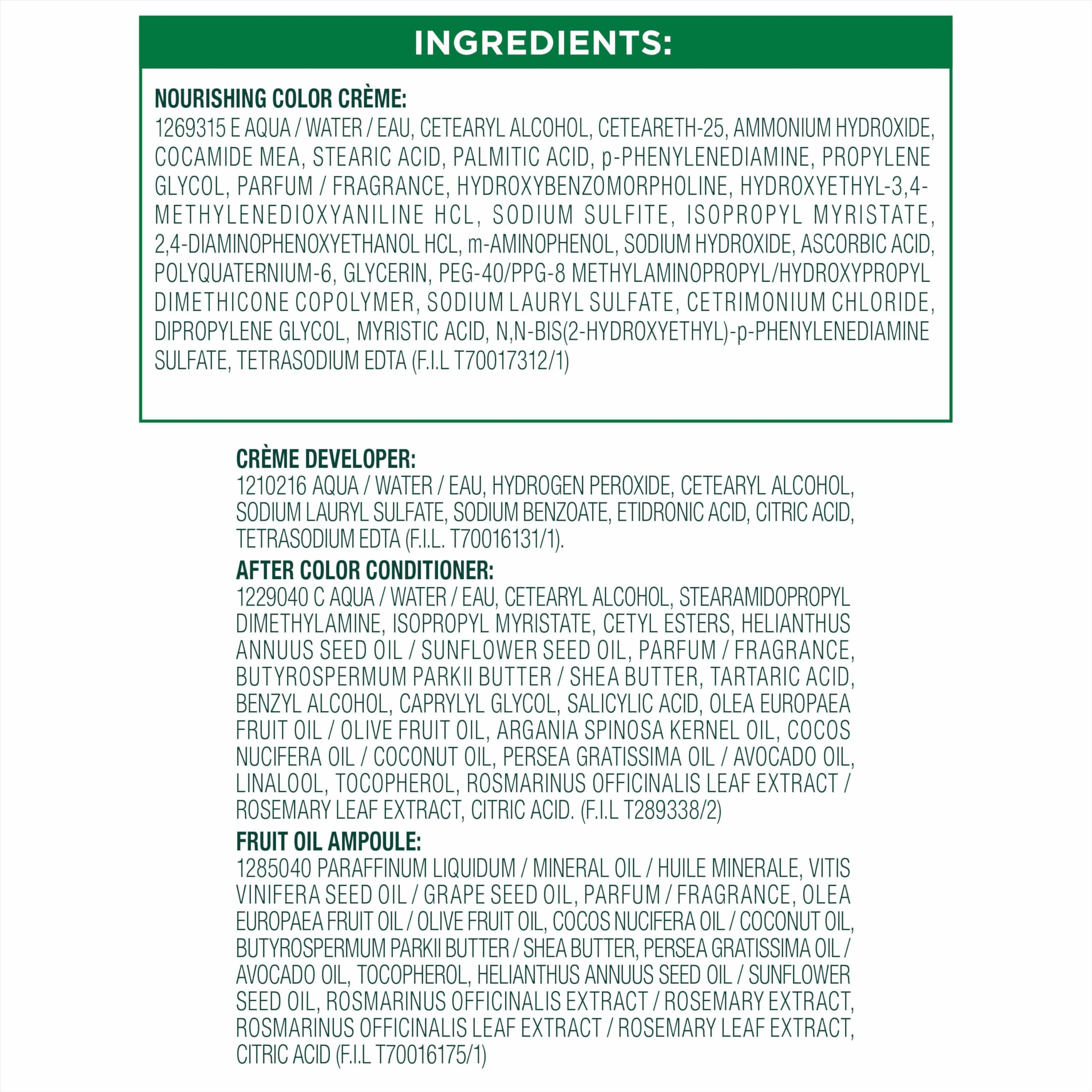 Garnier Nutrisse Ultra Creme vegan and cruelty-free shade range for many options.
