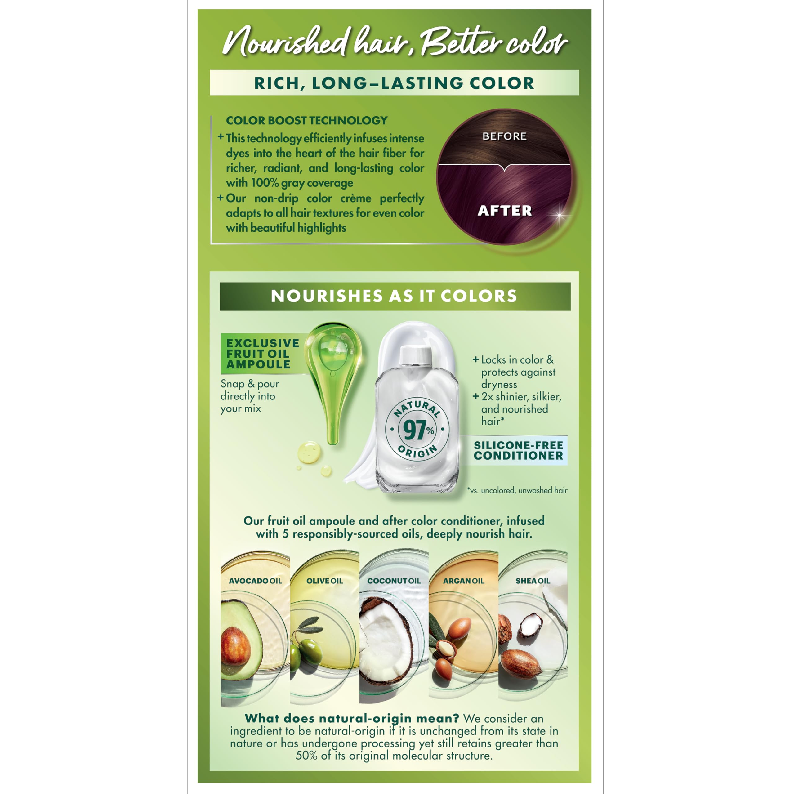 Garnier Nutrisse Ultra Creme vegan and cruelty-free range for at home coloring