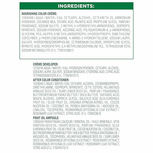 Garnier Nutrisse Ultra Creme vegan cruelty-free shade 60 Sangria option