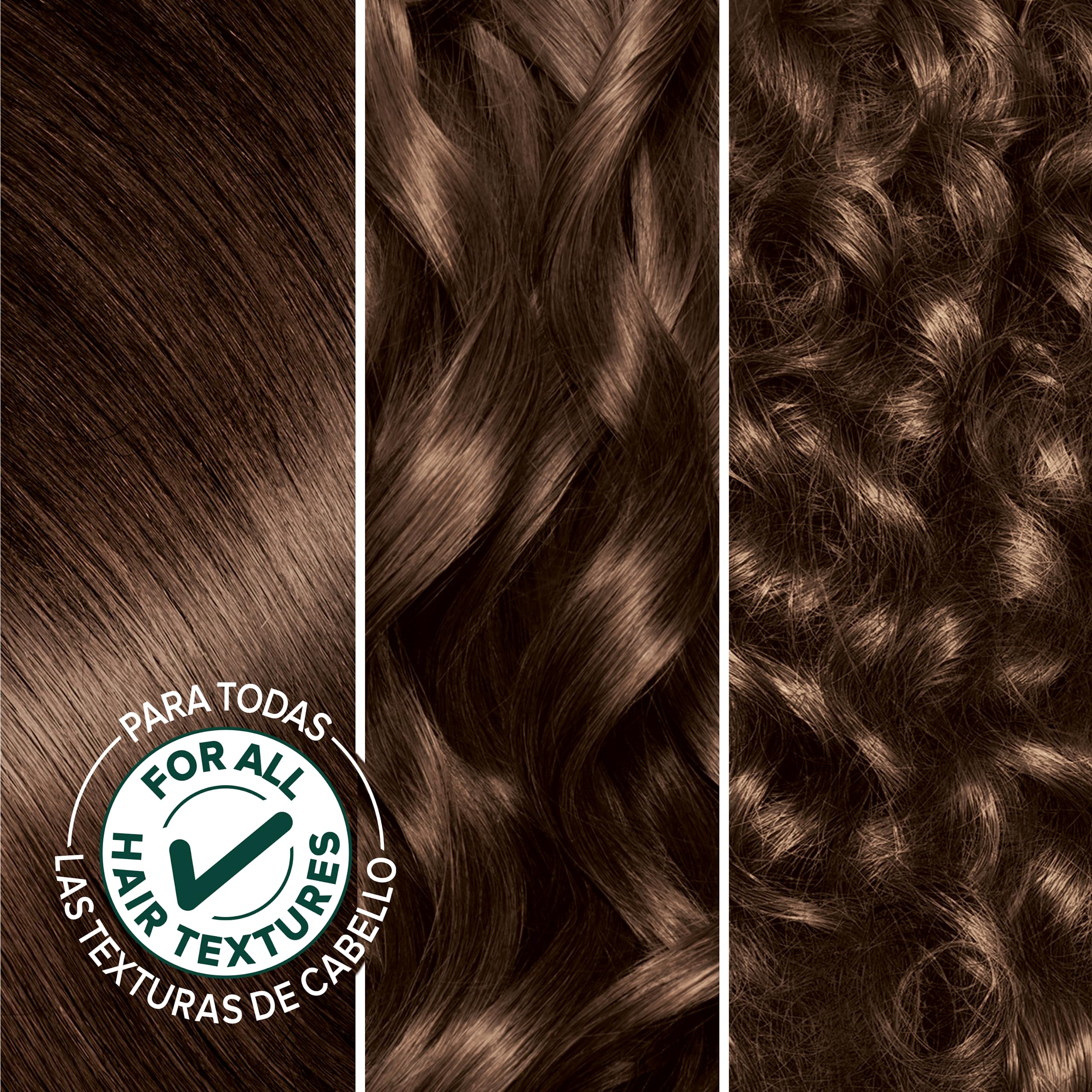 Garnier Nutrisse cruelty-free vegan logo indicates ethical shade options.