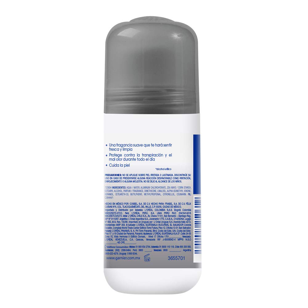 Garnier Obao Roll-On Textura cremosa: sensación suave al aplicar.