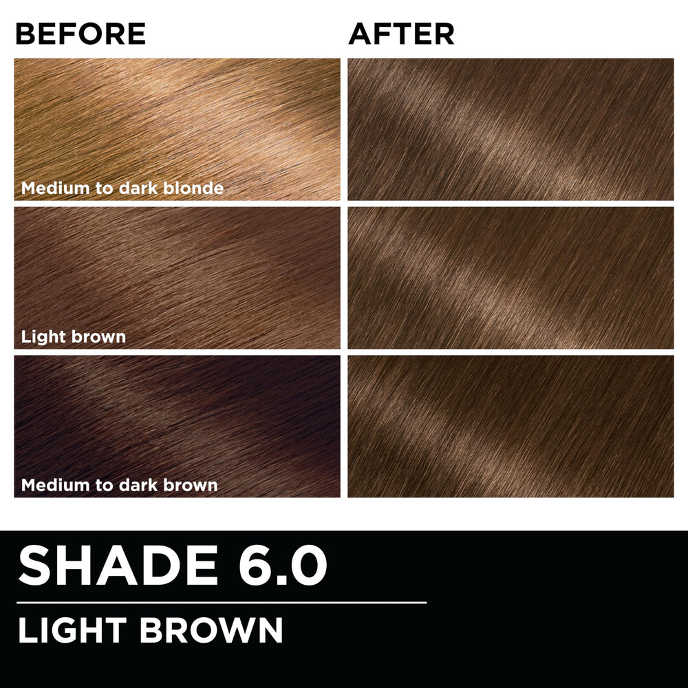Garnier Olia offers 100% gray coverage for blended tones.
