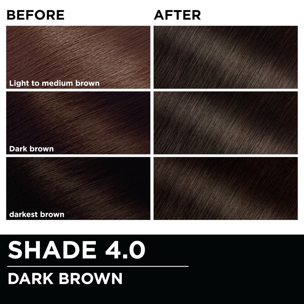 Garnier Olia instruction sheet shows step-by-step guidance