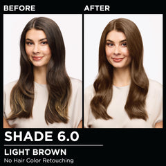 Garnier Olia 6.0 light brown shade with natural reflect.