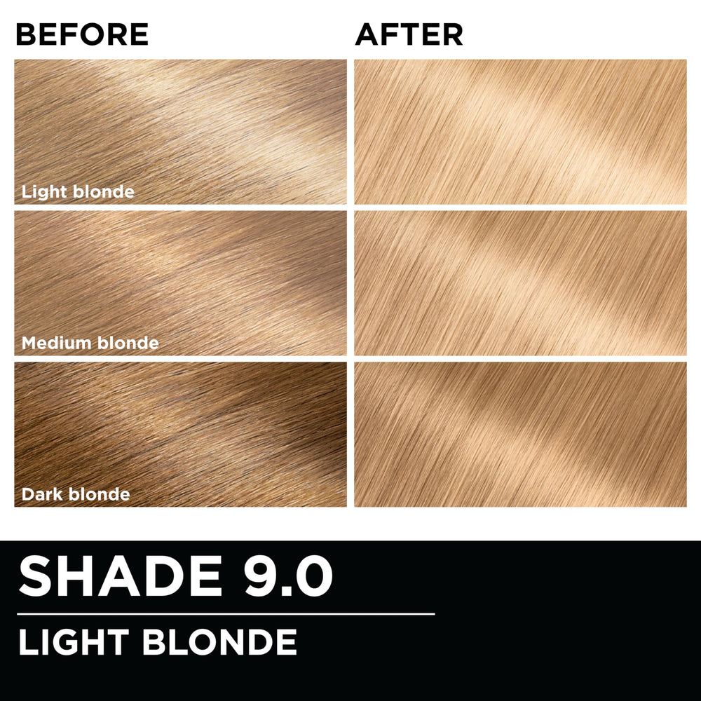 Garnier Olia after-color-conditioner smooths and nourishes hair post-dye.
