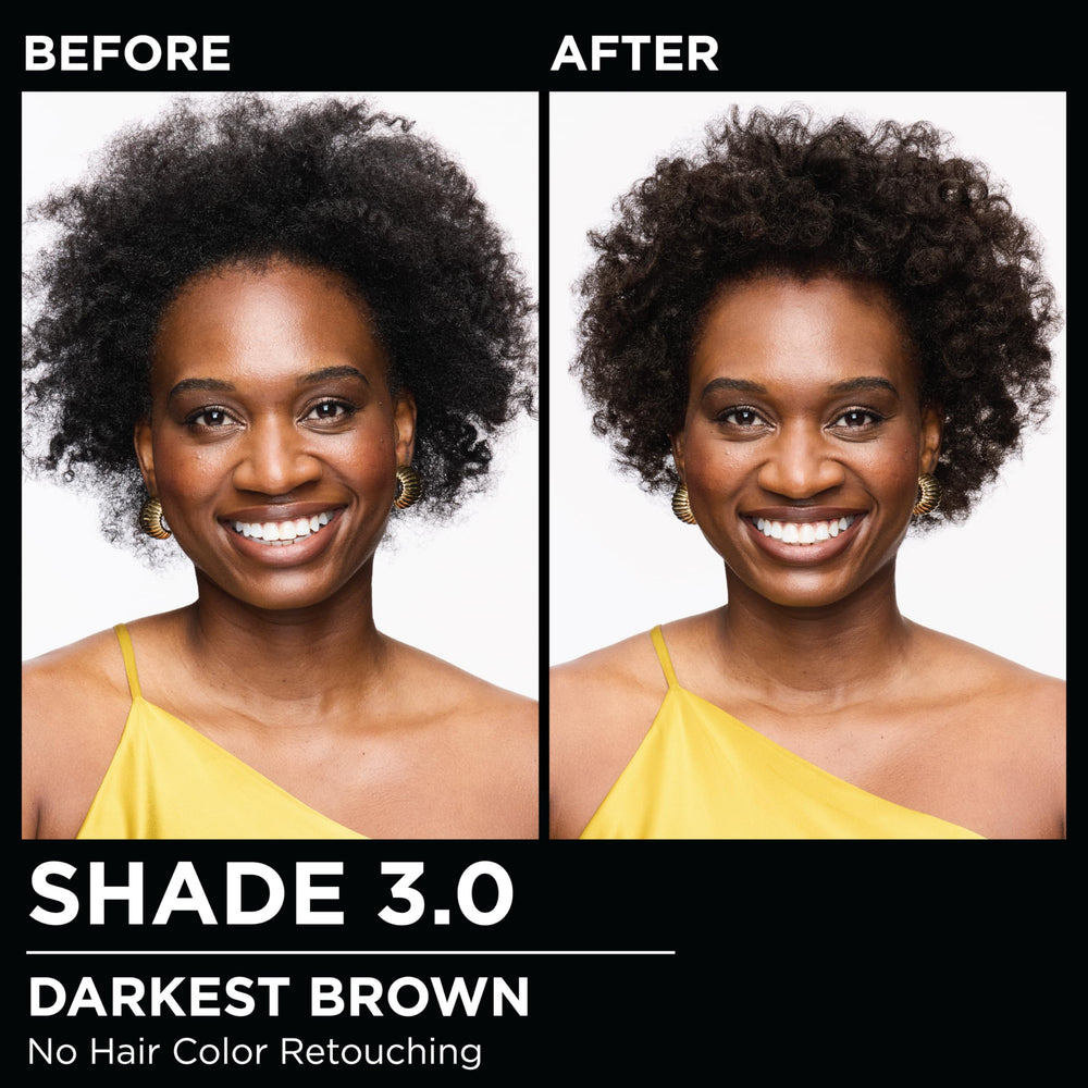 Garnier Olia colorant tube delivers oil-powered pigment for deep color.