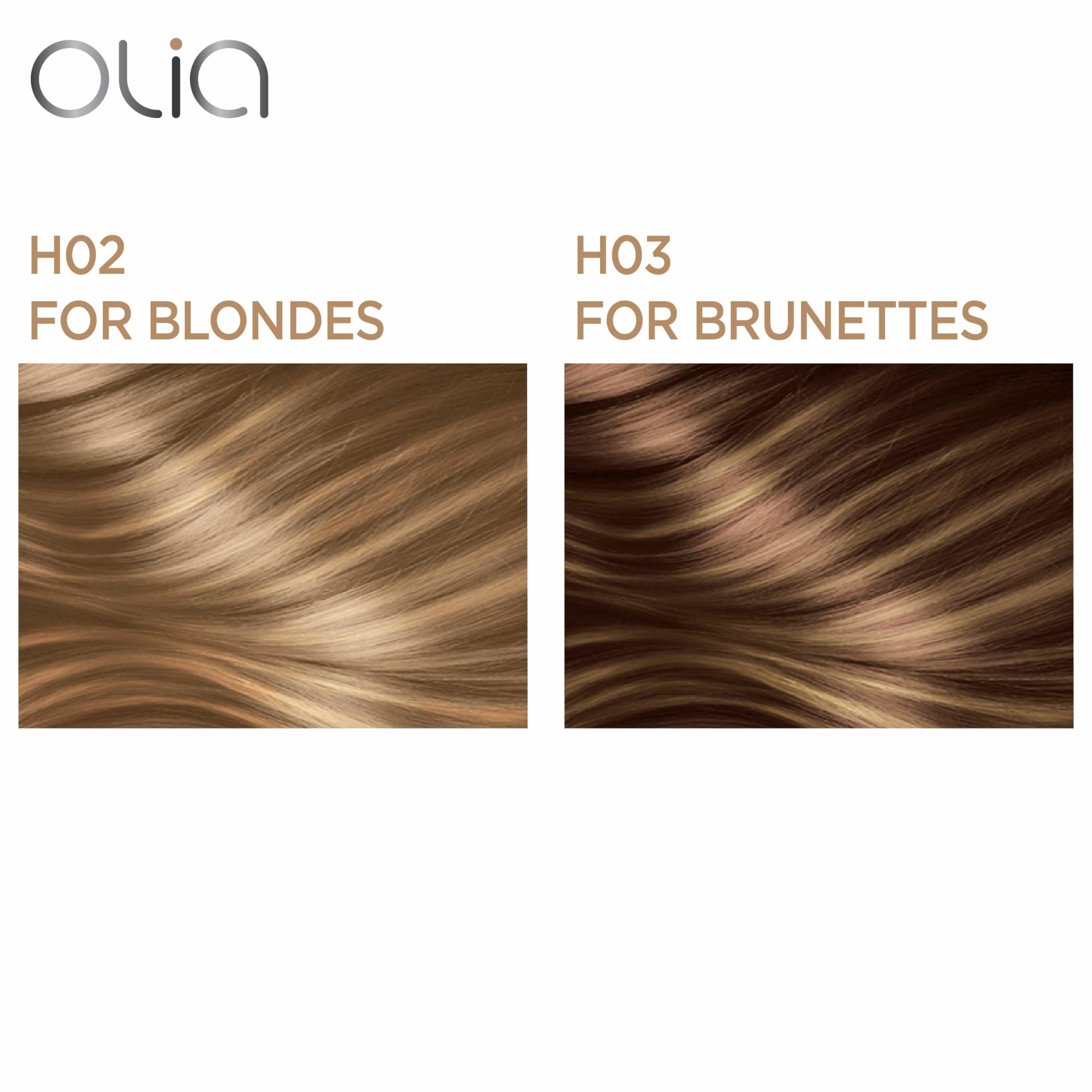 Garnier Olia balayage and ombre options with up to four levels lift.