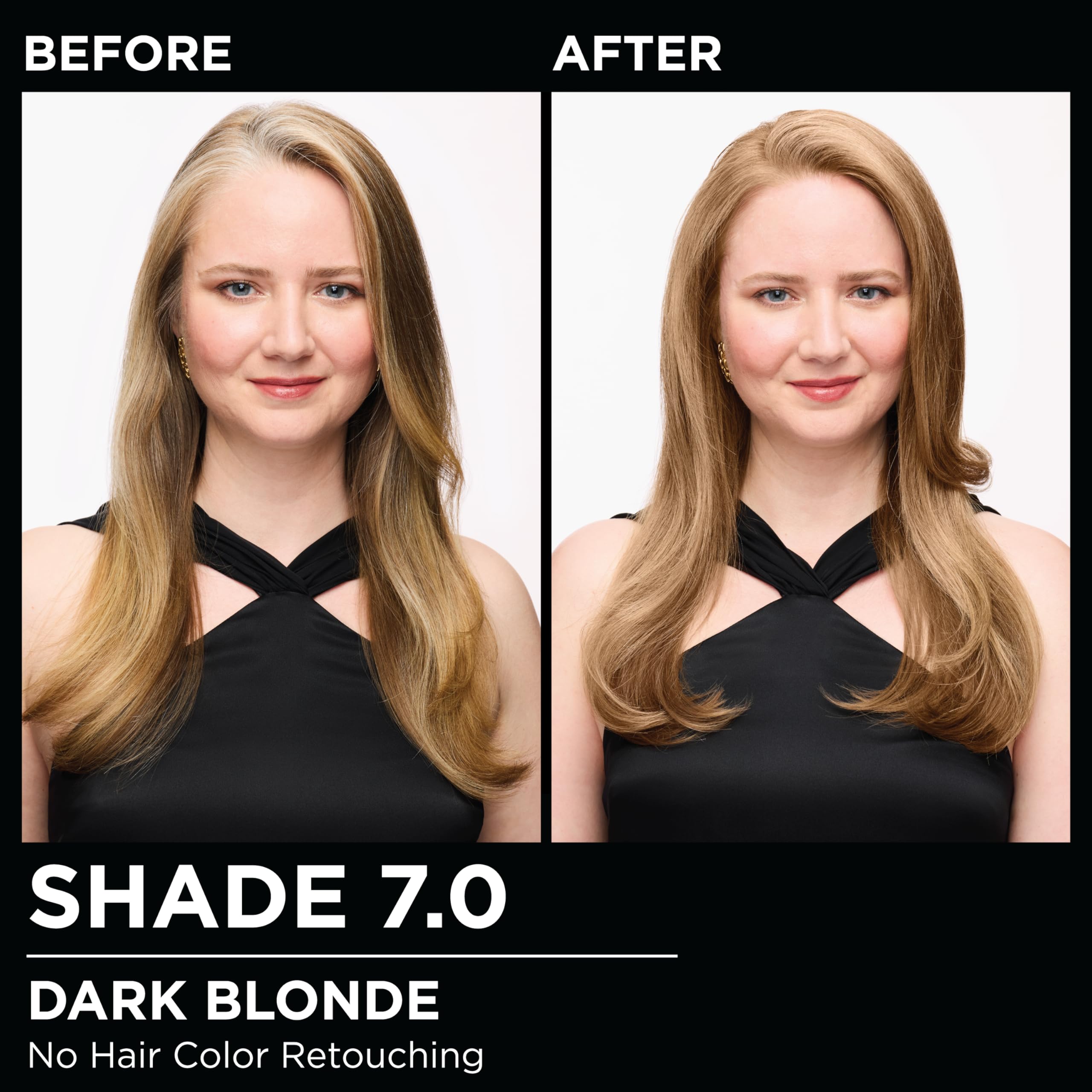 Garnier Olia oil-blend application demonstrates 60% oils driving deep, lasting color.
