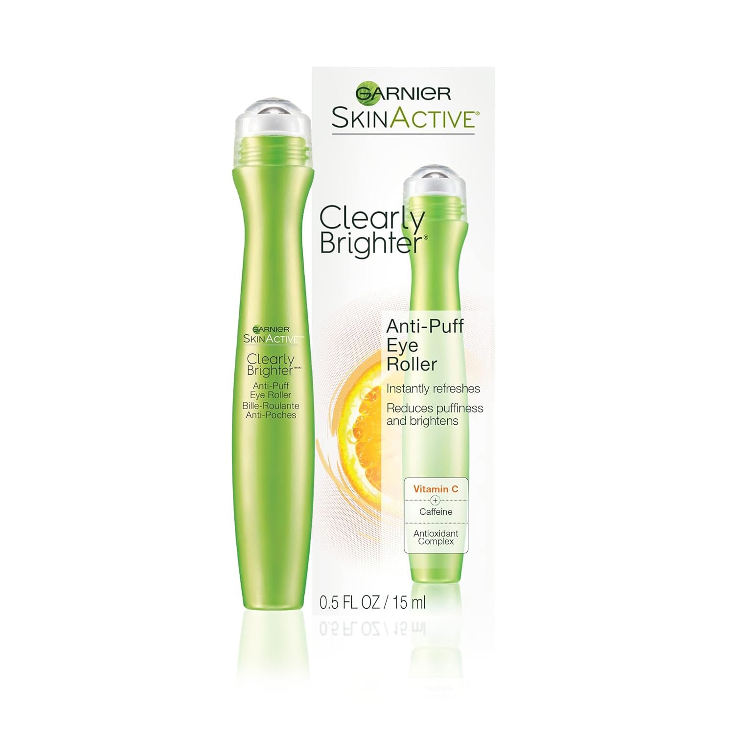Garnier Rodillo para ojos: efecto refrescante deshincha bolsas y revive la mirada.