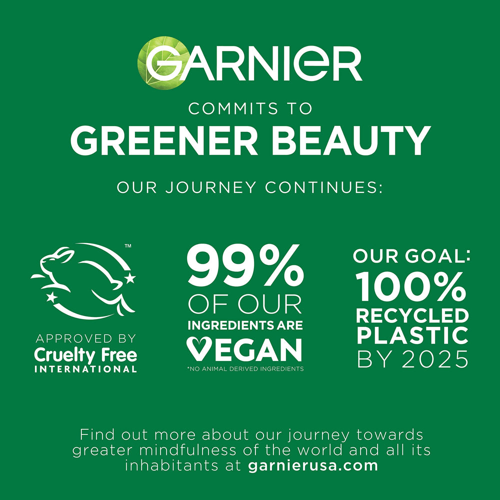 Garnier rutina de cuidado de ojos para aspecto descansado y brillante.
