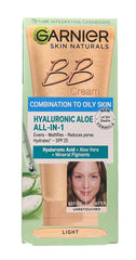 Textura suave de Garnier BB Light que se funde en la piel para un acabado natural.