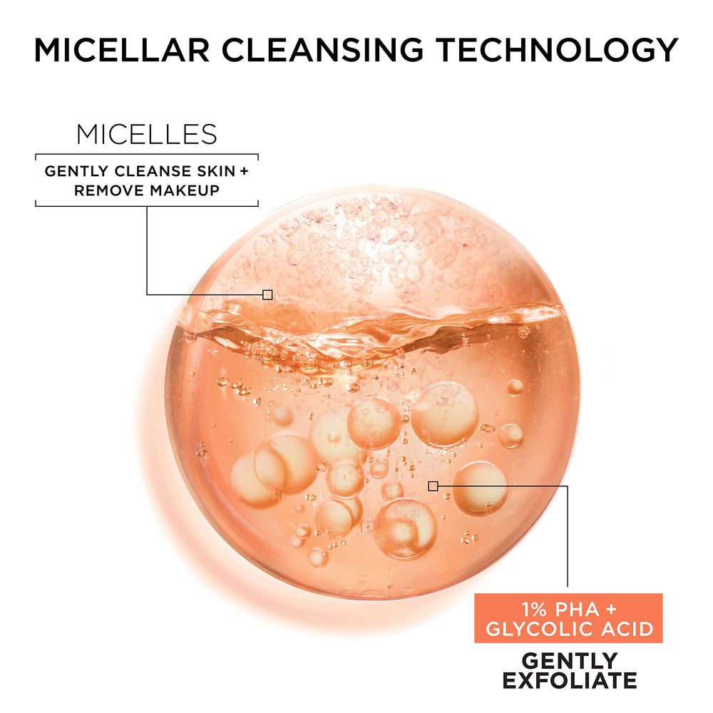 Garnier SkinActive desmaquillante micelar para rostro sin frotar.