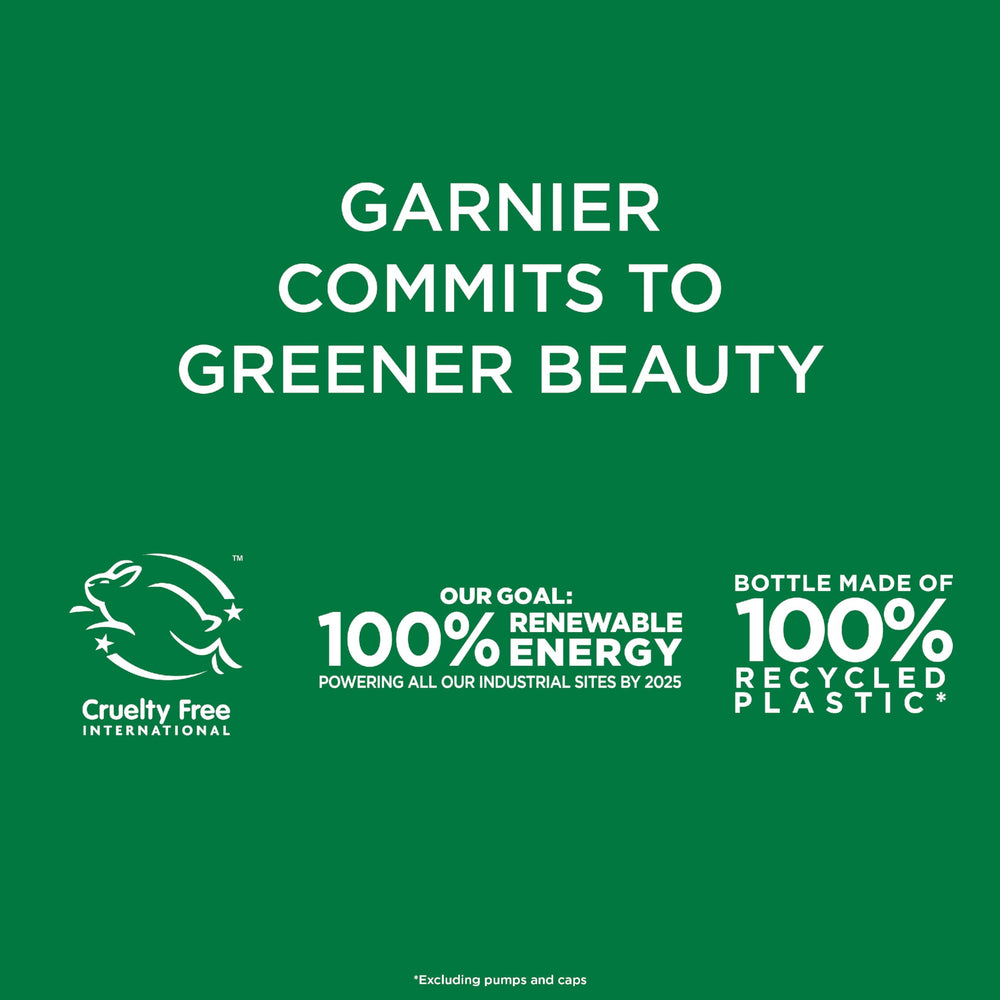 Ingredientes naturales de Garnier Whole Blends Honey Treasures para cuidado suave.