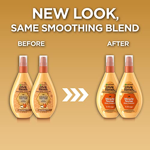 Garnier Whole Blends jalea-real, infusión nutritiva para suavidad y cuerpo.