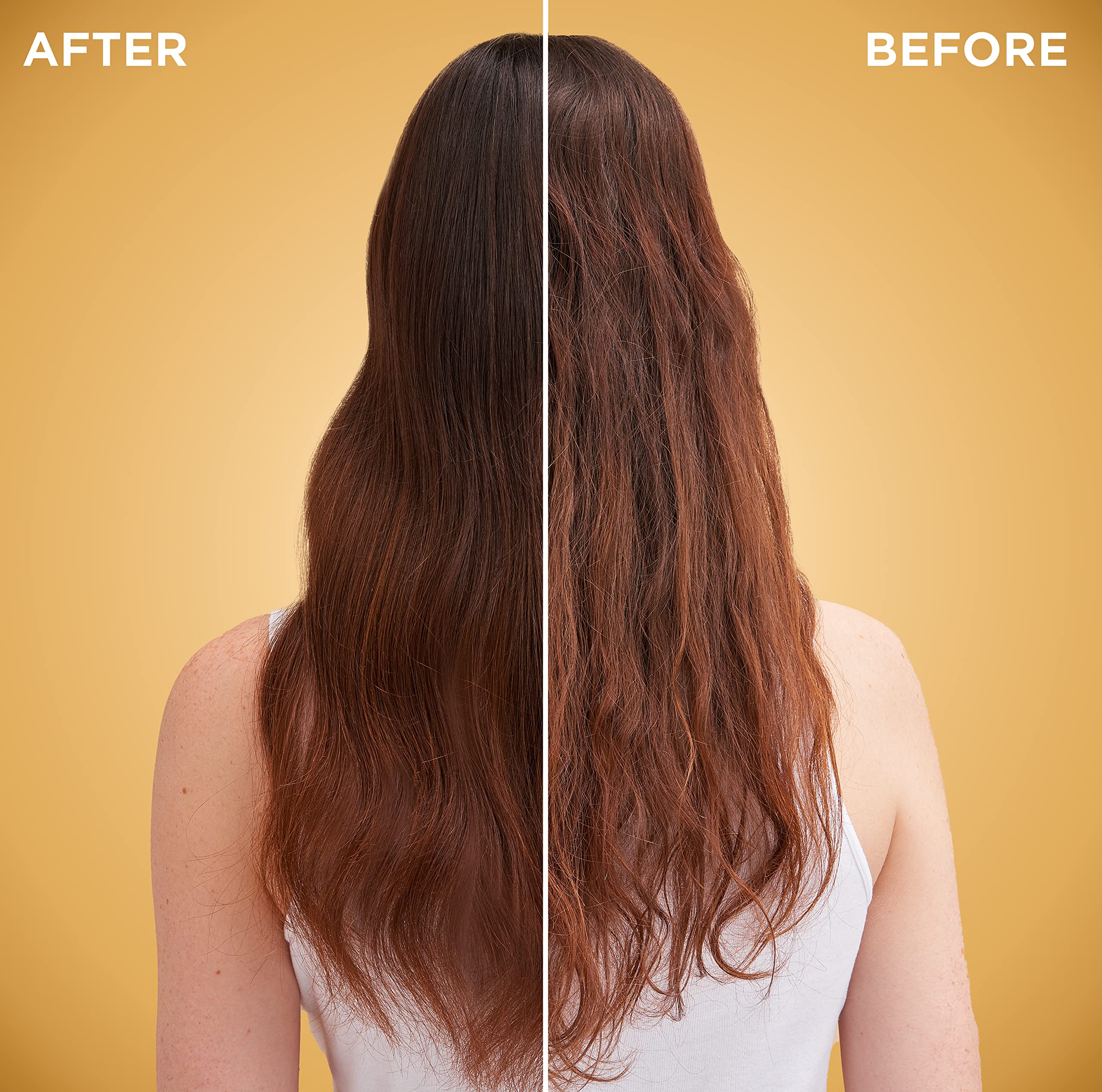 Garnier Whole Blends miel-tesoro, nutre el cabello para un acabado suave.