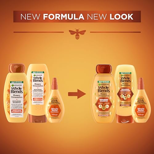 Garnier Whole Blends Acondicionador reparador, cabello suave y desenredado