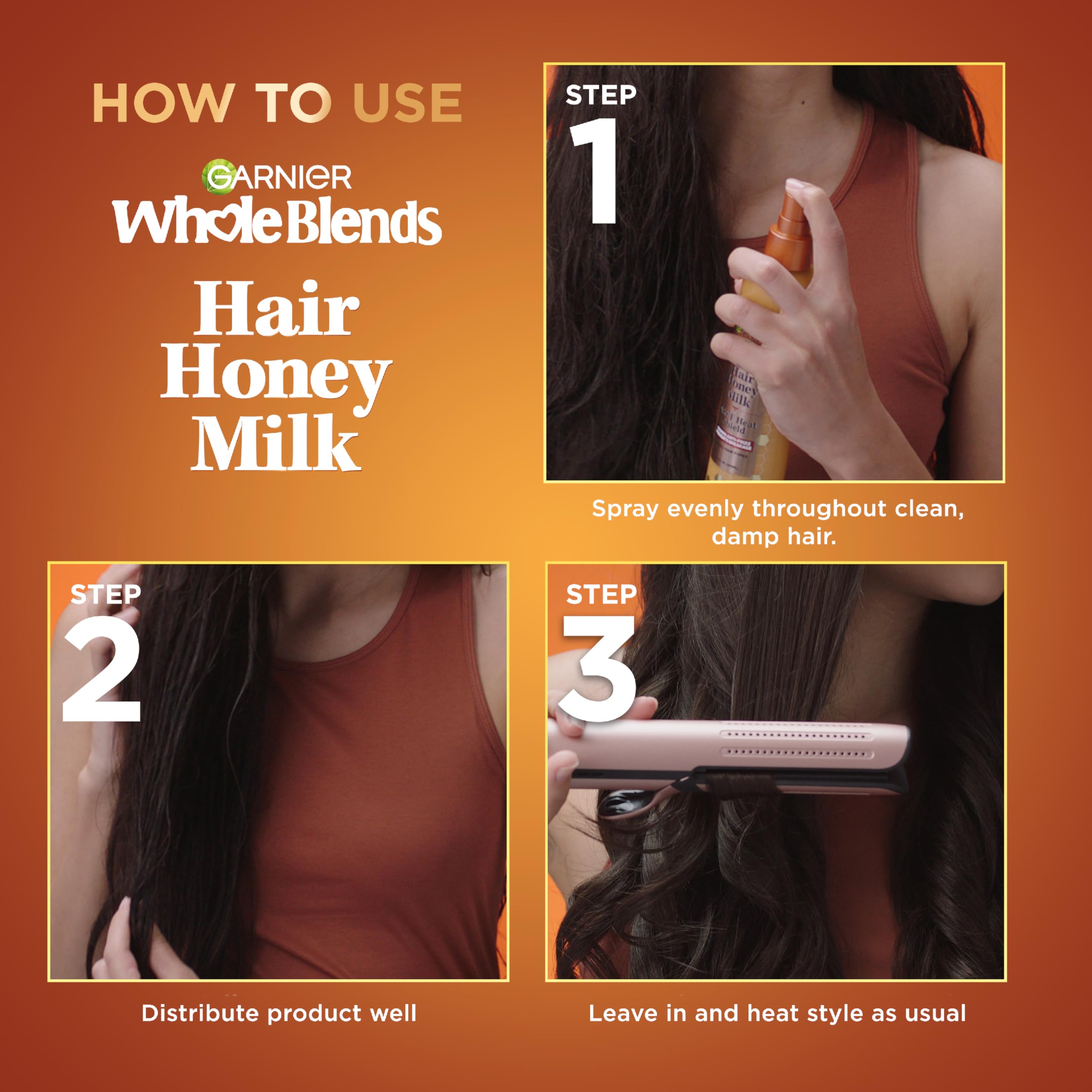 Garnier Whole Blends repara resistencia del cabello al peinar
