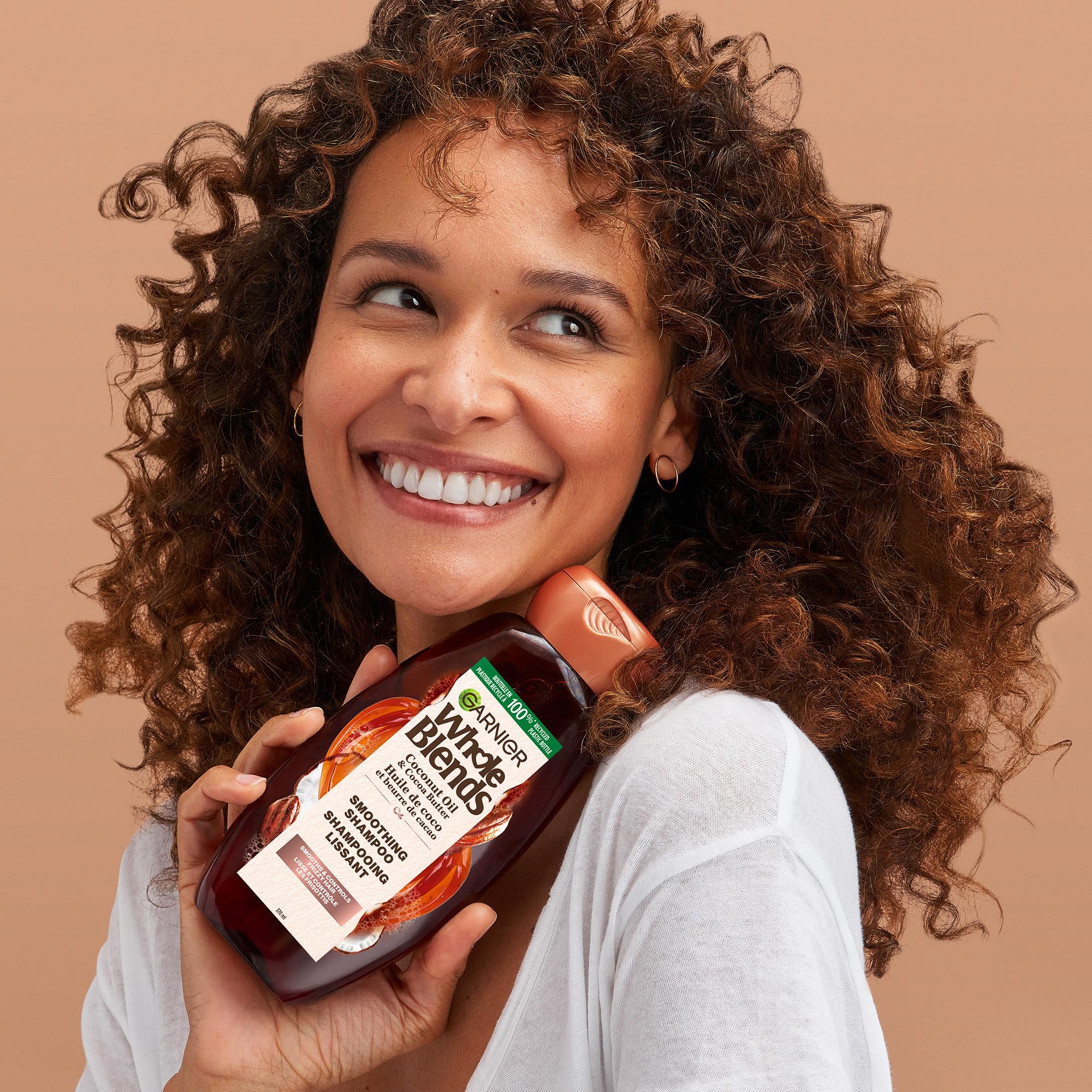 Garnier Whole Blends Aceite de rápida absorción, cabello sin grasa.