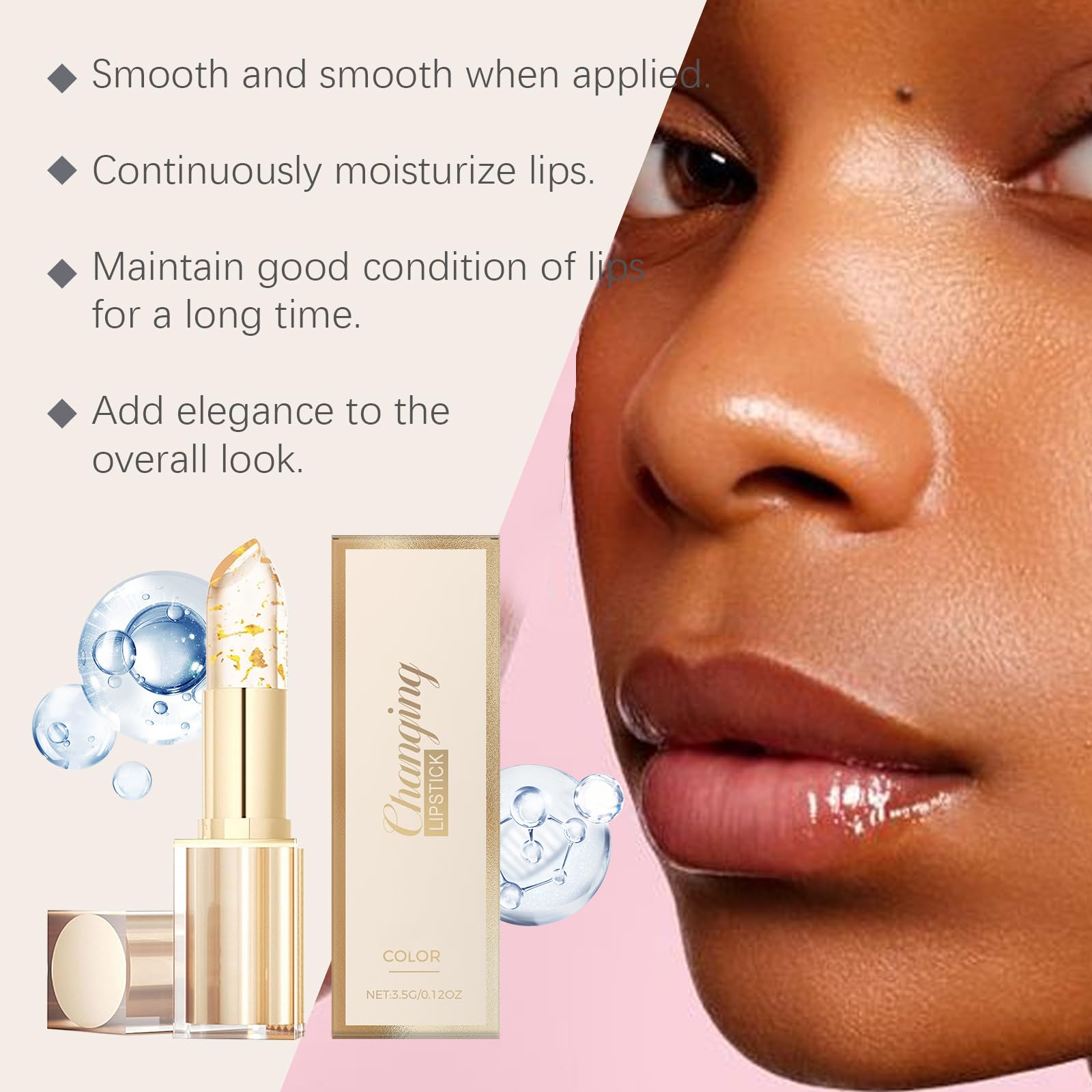 Gartiage lipstick on lips during a date for a polished daily look.