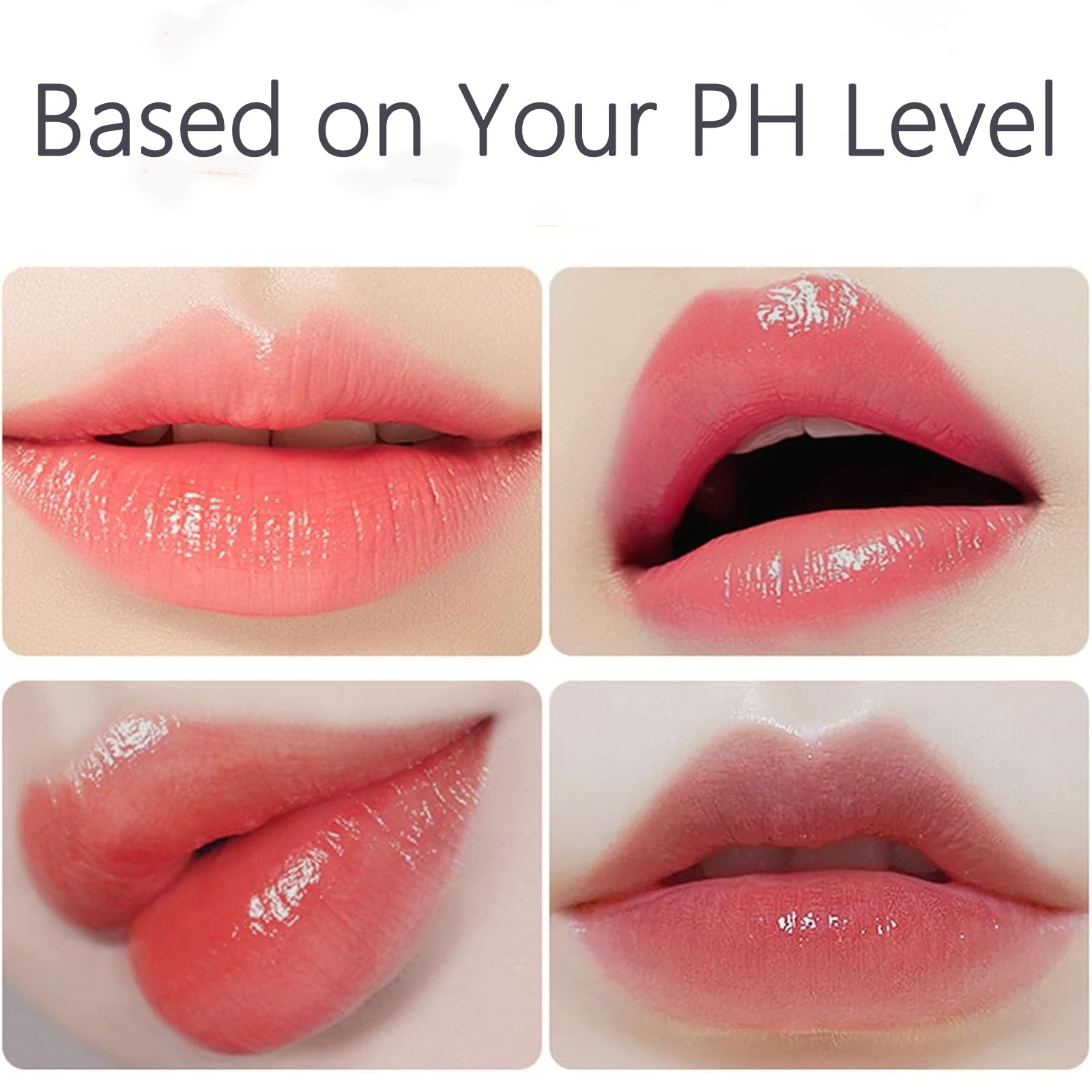 Gartiage lip color texture close-up emphasizing lightweight, non-fading hydration.