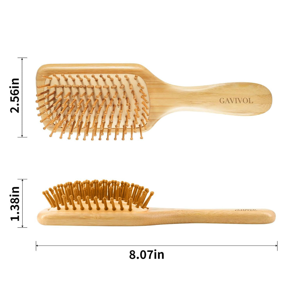 GAVIVOL smooth-finish wooden brush for everyday care