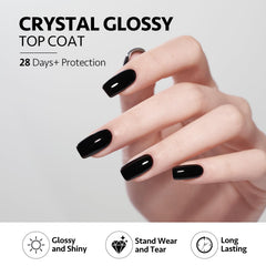 GAOY Long lasting manicure potentially up to four weeks with proper curing.