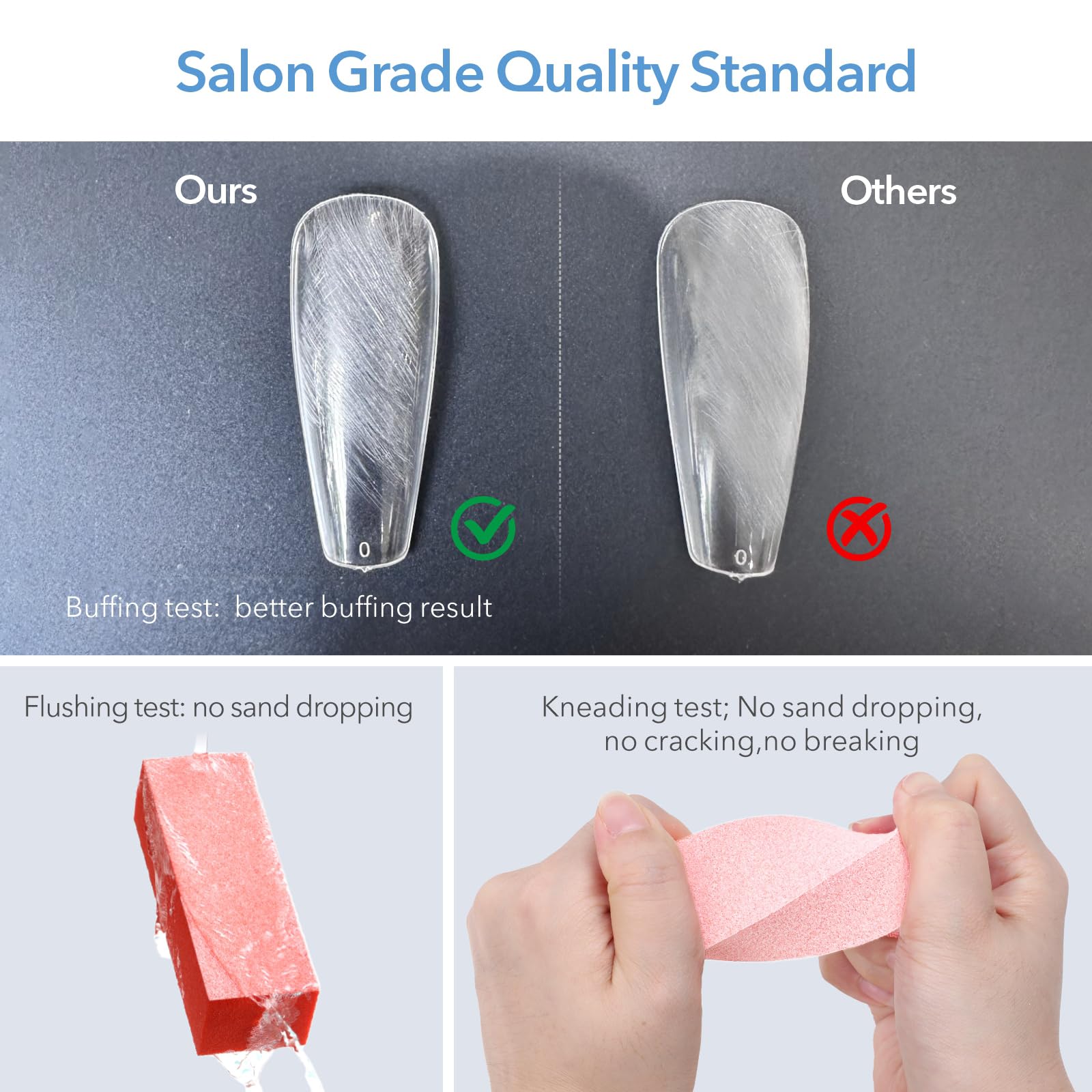 Buffer block suitable for acrylic and gel nails by GAZEPLUS