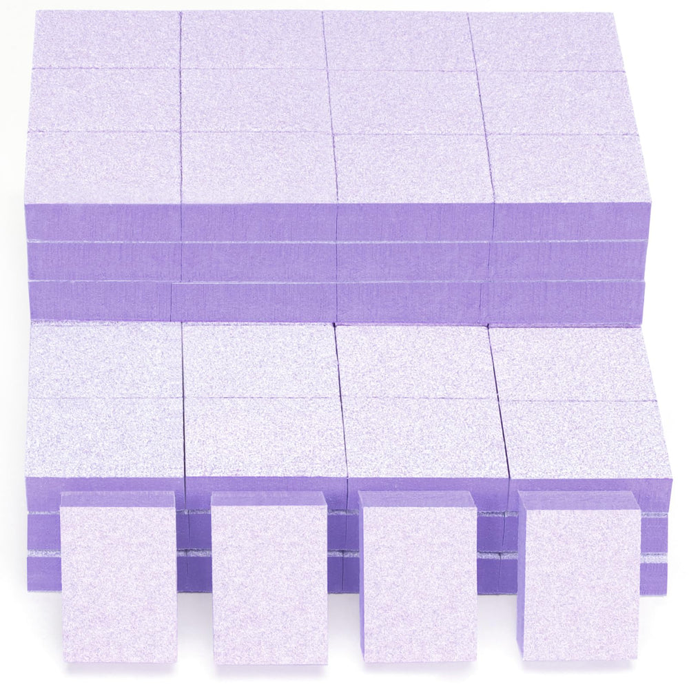 GAZEPPLUS nail buffer block front view with dual-grit 80/100 for quick smooth prep.