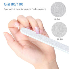 GAZEPLUS nail files smooth cuticles for a clean edge