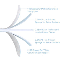 GAZEPLUS sturdy plastic core provides stability during heavy filing.
