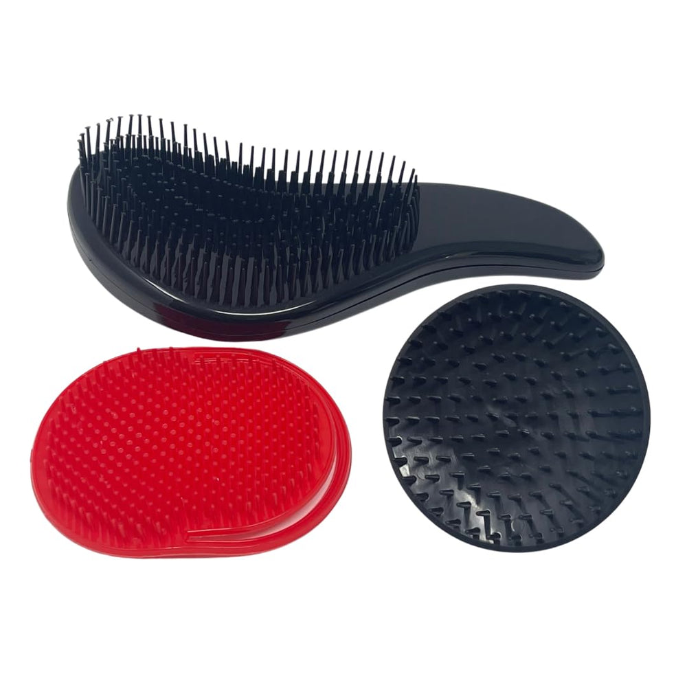 GBS Wave Detangling Brush wet-dry use demonstrates versatile styling and distribution