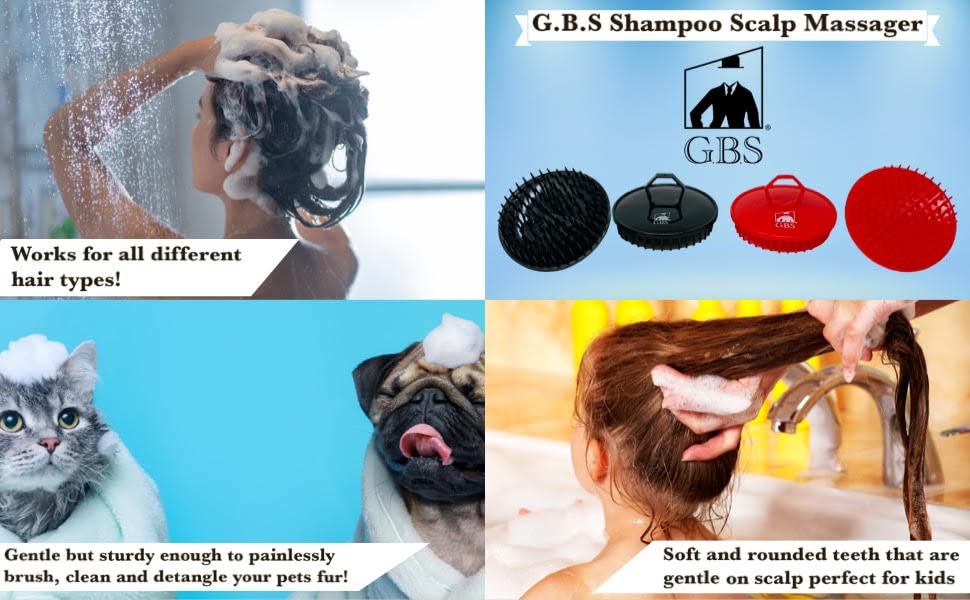 G.B.S dual-use brush designed for wet and dry routines.
