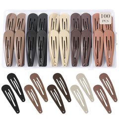 GBYMIUY clips de pelo, 100 piezas con acabado mate para todo tipo de cabello.
