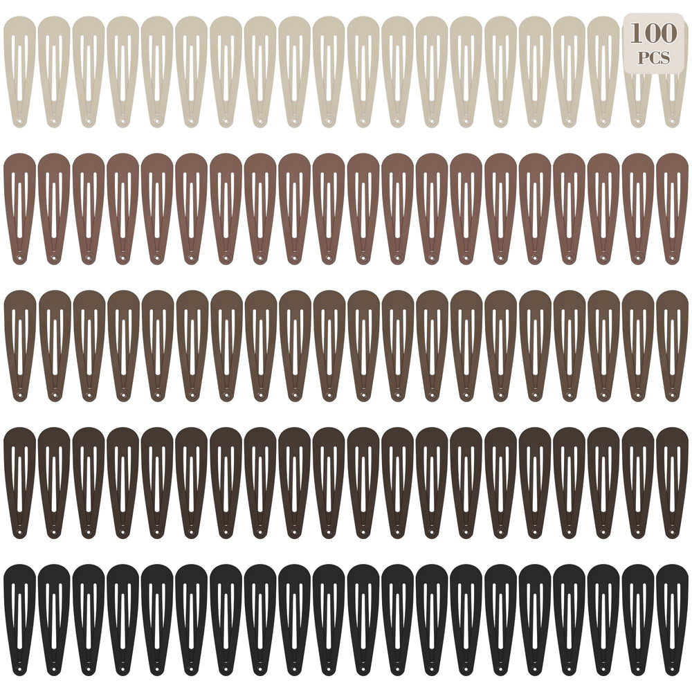 GBYMIUY clips de pelo en 5 tonos neutros, acabado mate para look discreto.