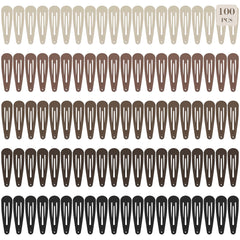 GBYMIUY clips de pelo en 5 tonos neutros, acabado mate para look discreto.