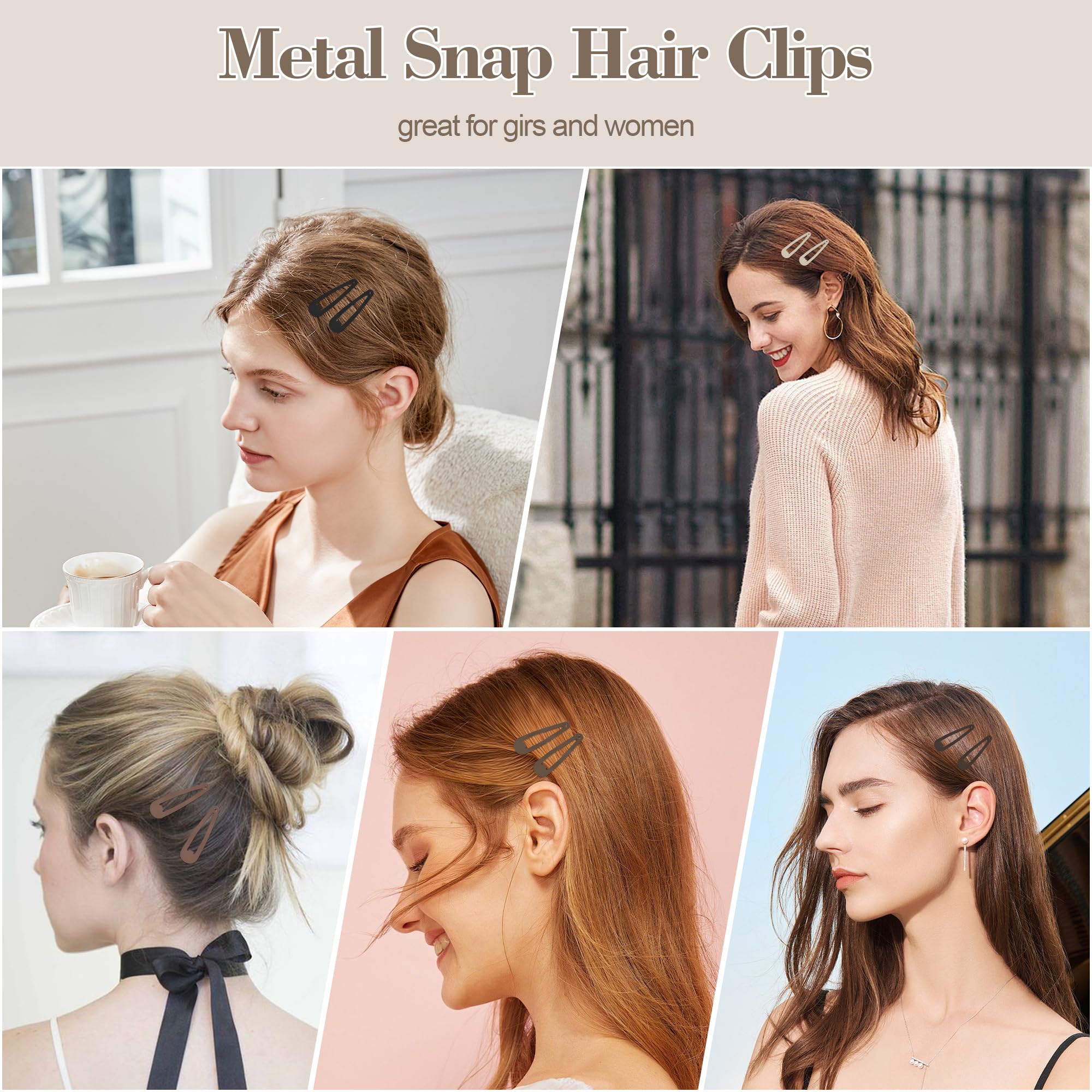 GBYMIUY clips de pelo para uso diario, prácticos y fáciles de manejar.