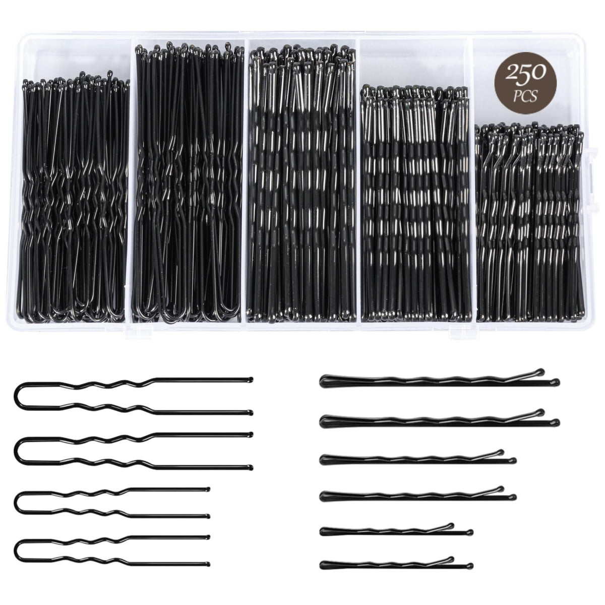 GBYMIUY pinzas Bobby vario tamaño 5–7 cm para pelo fino o grueso