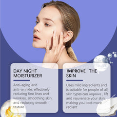 gcdat collagen moisturizer texture swirl showing creamy, smooth application