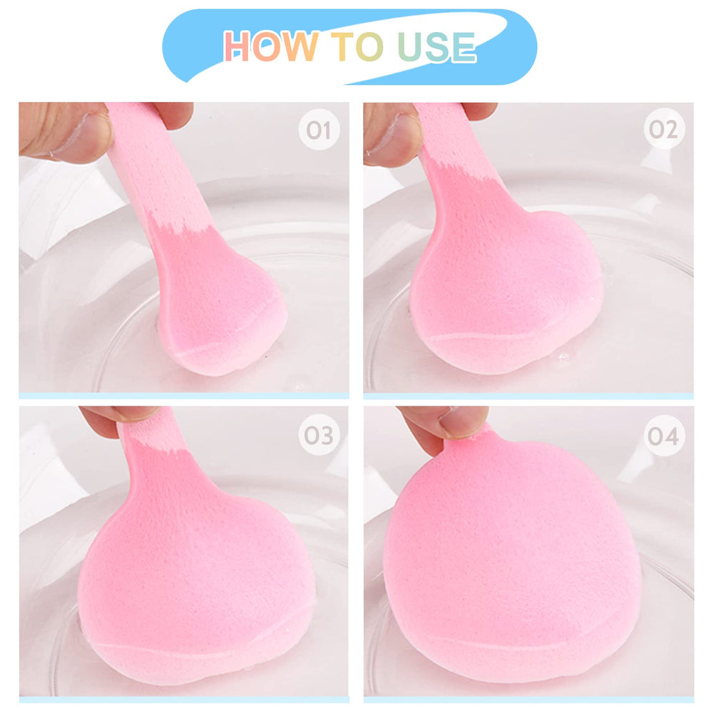 Gddochn compressed sponge pack is reusable and easy to store.