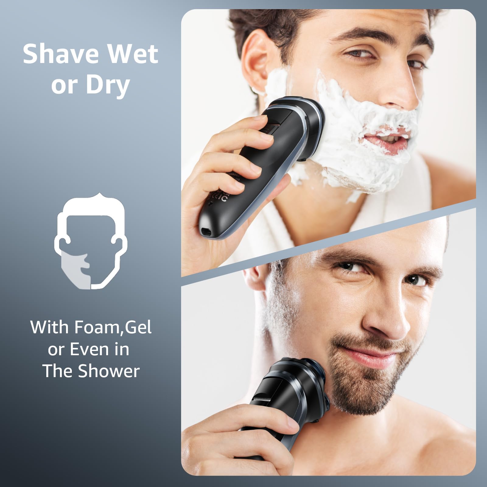 GDKLXL hypoallergenic blades highlight irritation-free stainless steel design