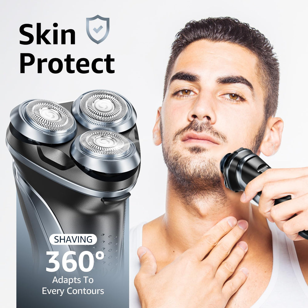 GDKLXL pop-up trimmer demonstrating precise beard detailing