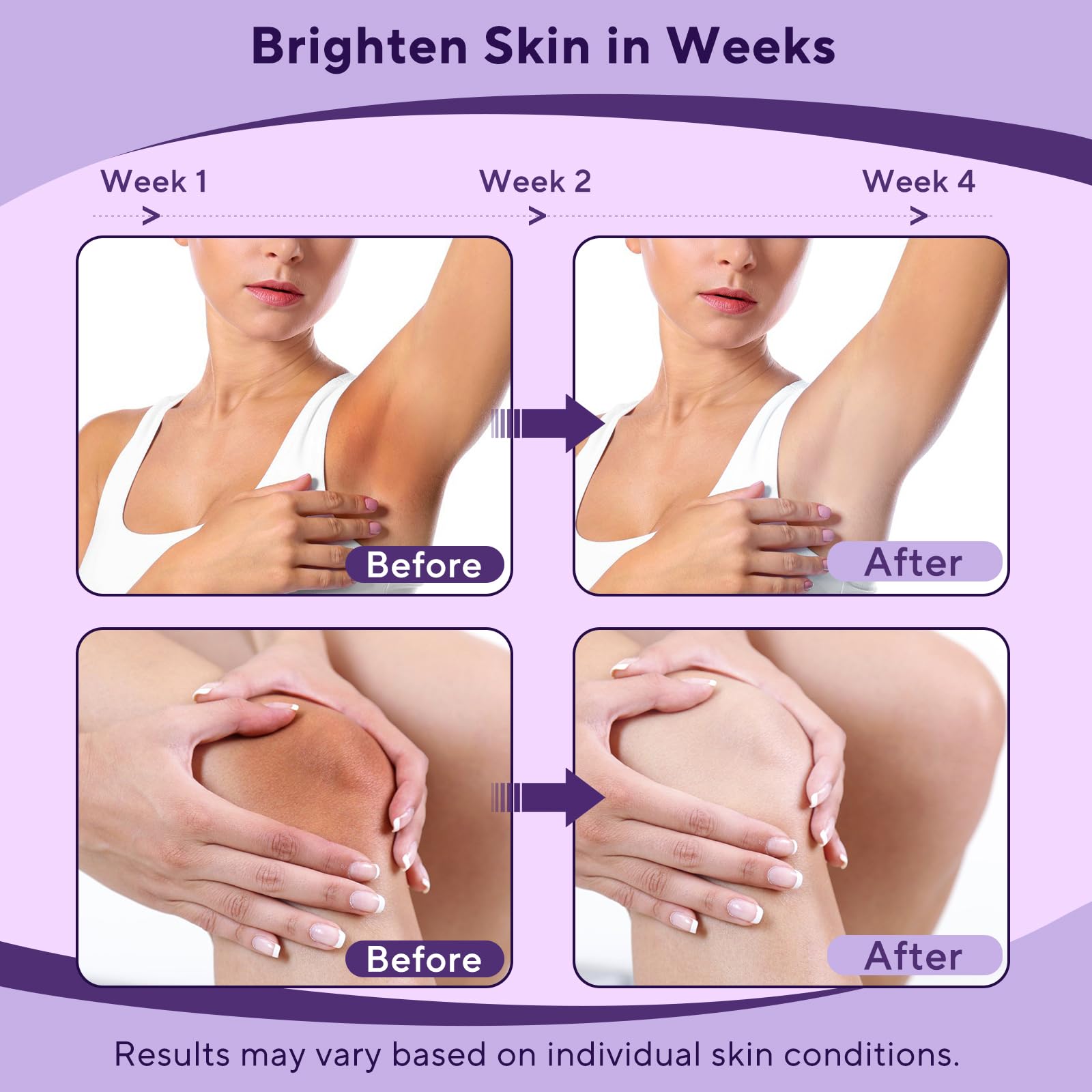 Geafaw crema aclaradora para axilas, reduce manchas y aporta claridad suave.