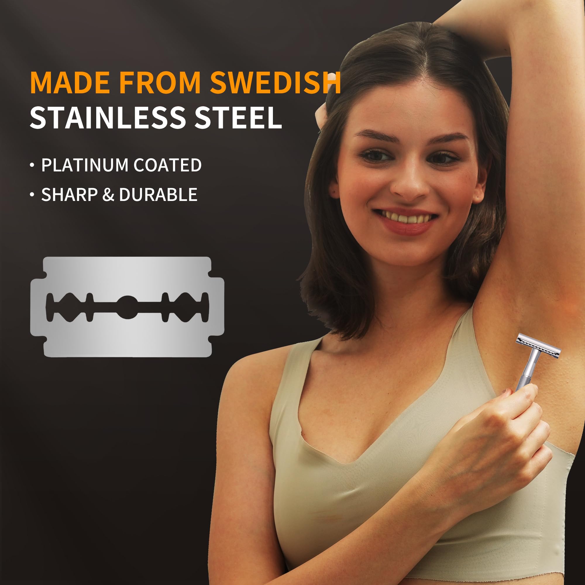 Gearhub platinum-coated blades offering a smoother glide.