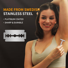 Gearhub platinum-coated blades offering a smoother glide.