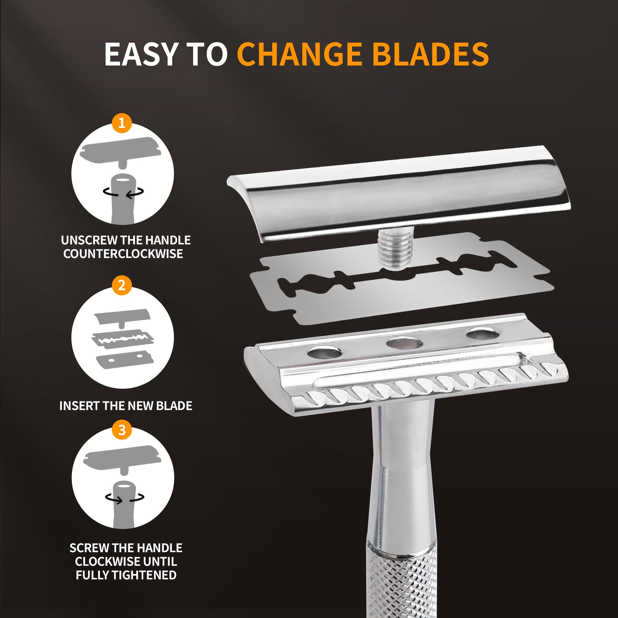 Gearhub universal fit blades compatible with most safety razors.